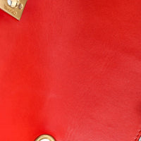 Chanel Classic Red Lambskin Leather Single Flap Bag GTU0484