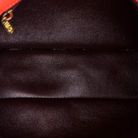 Chanel Classic Red Lambskin Leather Single Flap Bag GTU0484