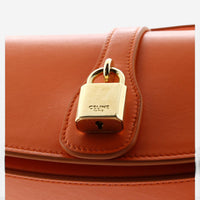 Celine Tabou Orange Calfskin Smooth Leather Clutch Crossbody Bag GTU0574