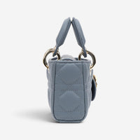 Dior Lady Dior Joy Light Blue Lambskin Top Handle Bag GTU0774