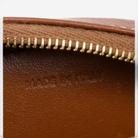 Celine Brown Smooth Leather Triomphe Mini Oval Crossbody Bag GTU0782