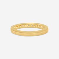 Suna 14K Yellow Gold Diamond Wedding Ring Sz. 5 W12YY10
