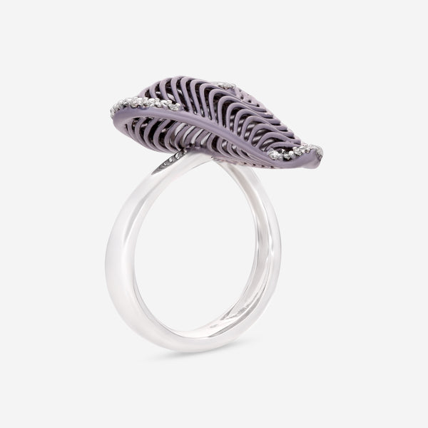 Giloro 18K White Gold Diamond Statement Ring P3120-108