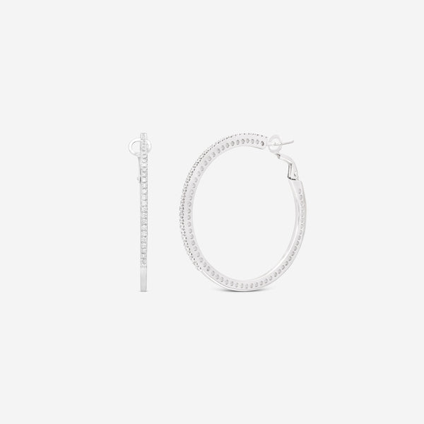Giloro 18K White Gold Diamond Dangle Earrings P4762-156