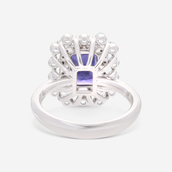 Giloro 18K White Gold Diamond & Semiprecious Stone Statement Ring P5017-108B