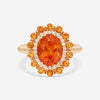Giloro 18K Yellow Gold Semiprecious Stone Statement Ring P5016-108G
