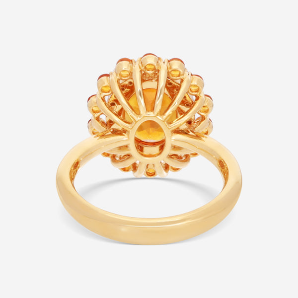 Giloro 18K Yellow Gold Semiprecious Stone Statement Ring P5016-108G