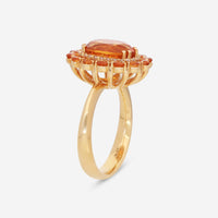 Giloro 18K Yellow Gold Semiprecious Stone Statement Ring P5016-108G