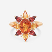 Giloro 18K Yellow Gold Semiprecious Stone Statement Ring P4942-108G