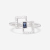 Giloro 18K White Gold Diamond & Sapphire Ring P5037-108Z