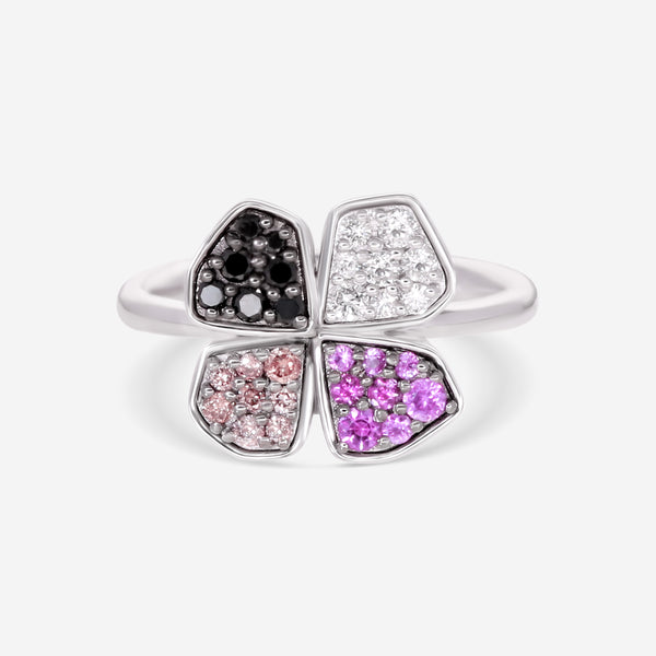 Giloro 18K White Gold Statement Ring P5208-108