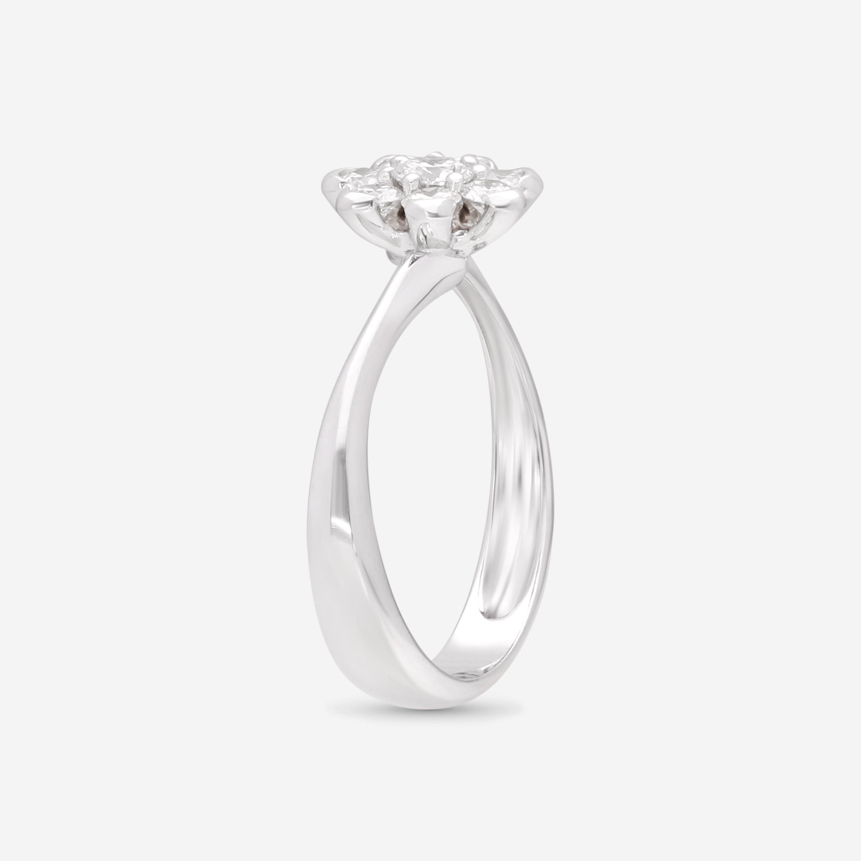 Giloro 18K White Gold Diamond Wedding Ring AN1700-170