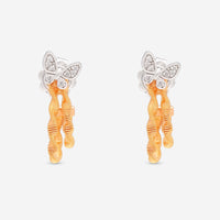 Giloro 18K Yellow Gold Diamond Drop Earrings 17228-43
