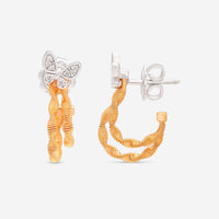 Giloro 18K Yellow Gold Diamond Drop Earrings 17228-43
