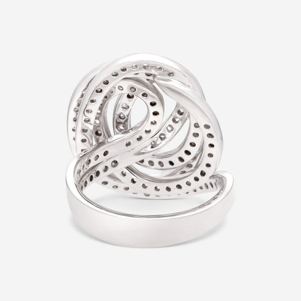 Giloro 18K White Gold Diamond Statement Ring AN0461-170