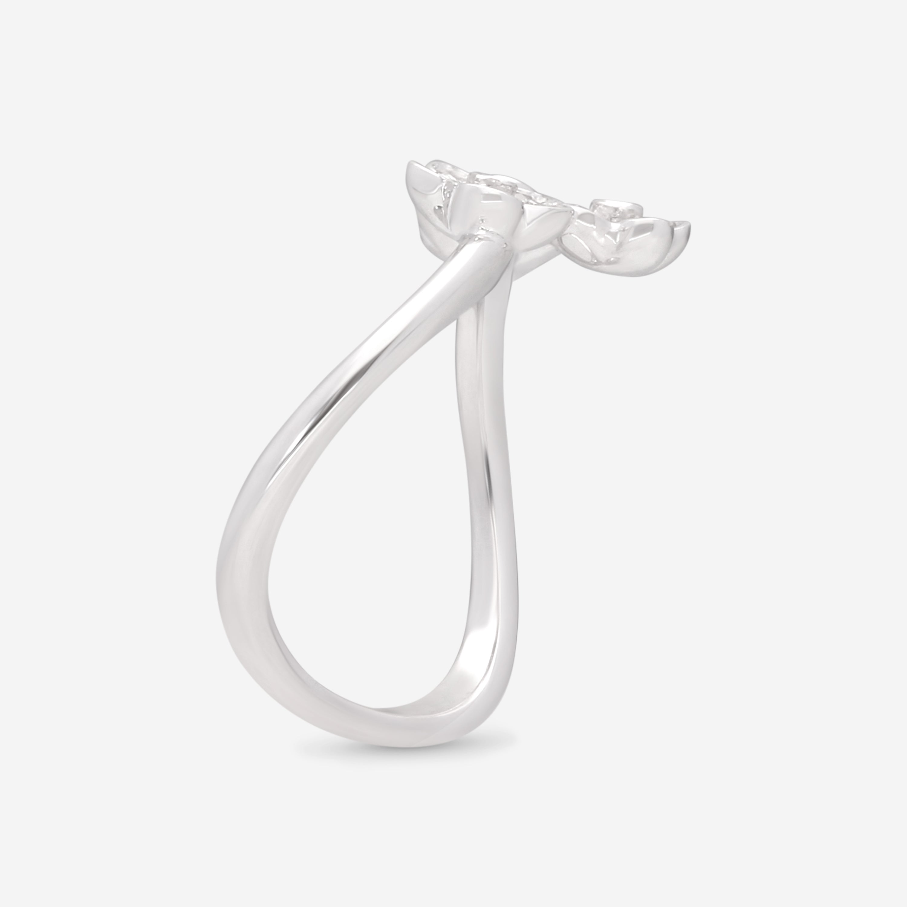 Giloro 18K White Gold Diamond Statement Ring AN0612-170