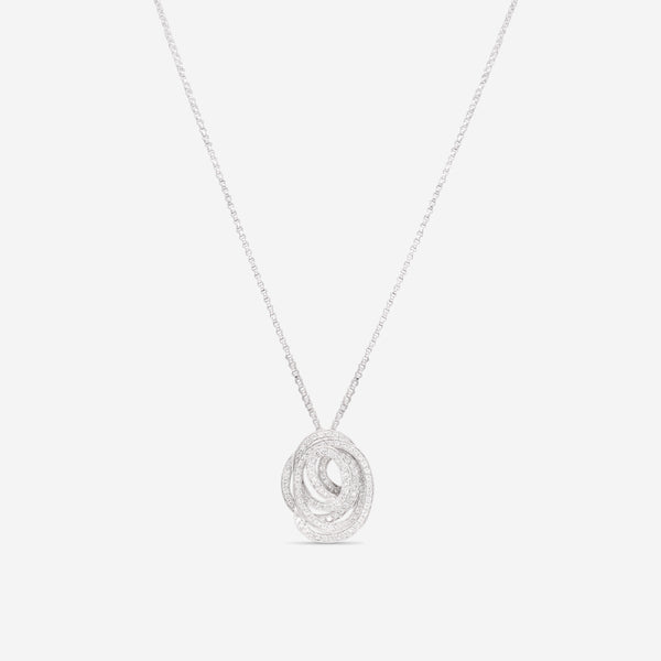 Giloro 18K White Gold Diamond Pendant Necklace GI0474-170
