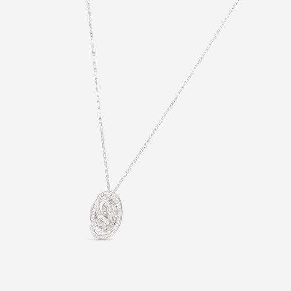 Giloro 18K White Gold Diamond Pendant Necklace GI0474-170