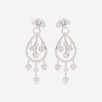 Giloro 18K White Gold Diamond Drop Earrings OR0179-170