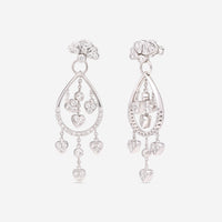 Giloro 18K White Gold Diamond Drop Earrings OR0179-170