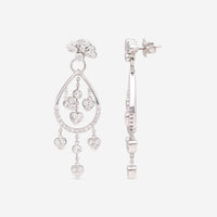 Giloro 18K White Gold Diamond Drop Earrings OR0179-170