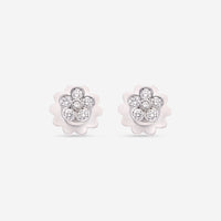 Giloro 18K White Gold Diamond Stud Earrings OR0506GR-170