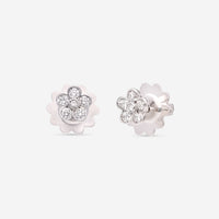 Giloro 18K White Gold Diamond Stud Earrings OR0506GR-170