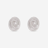 Giloro 18K White Gold Diamond Cluster Earrings OR0556-170