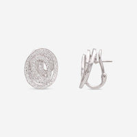Giloro 18K White Gold Diamond Cluster Earrings OR0556-170