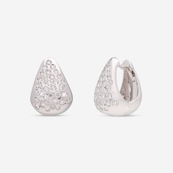 Giloro 18K White Gold Diamond Teardrop Earrings OR1133-170