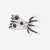 Giloro 18K White Gold Sapphire Ring P4098-108