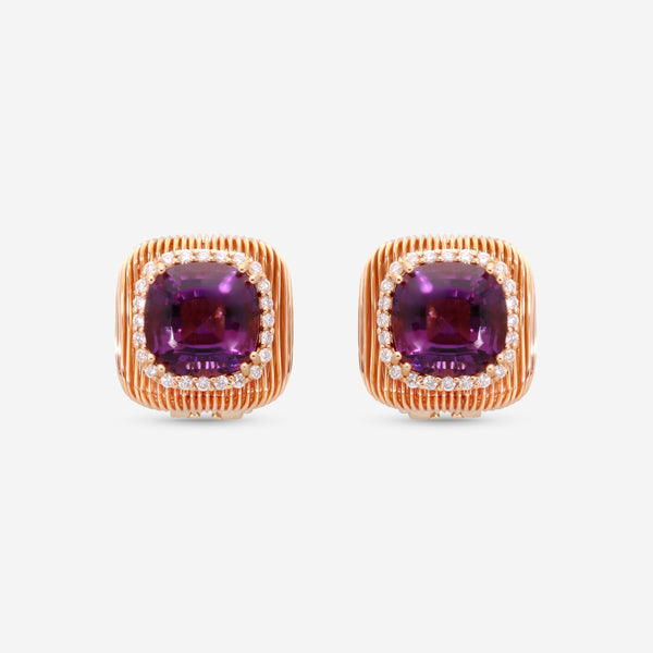 Giloro 18K Rose Gold Semiprecious Stone Stud Earrings P4413-108R