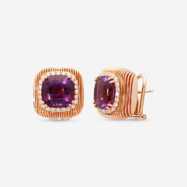 Giloro 18K Rose Gold Semiprecious Stone Stud Earrings P4413-108R