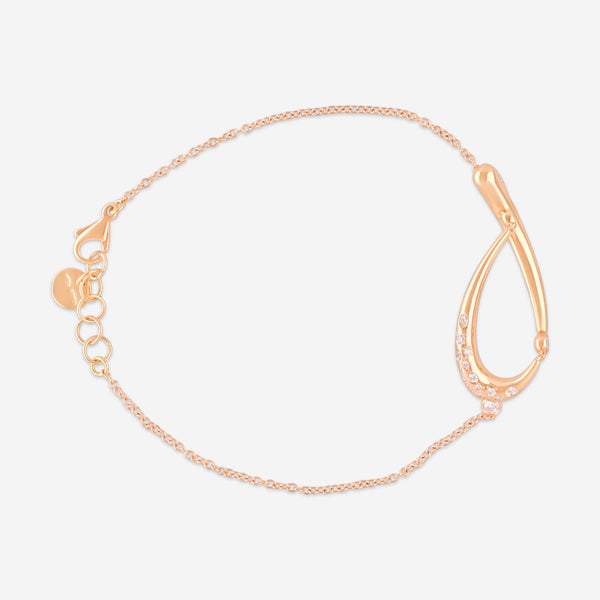 Giloro 18K Yellow Gold Diamond Chain Bracelet P4645-108R