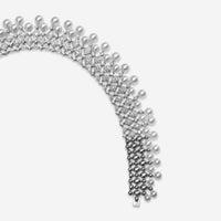 Goshwara G-One 18K White Gold Diamond & Cultured Pearl Choker Necklace WG0002
