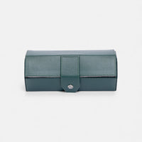 Rapport London Vantage Serpentine Leather Three Watch Roll D137