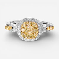 Gregg Ruth 18K Yellow Gold Diamond Engagement Ring Sz. 6.5 602942-916 - THE SOLIST