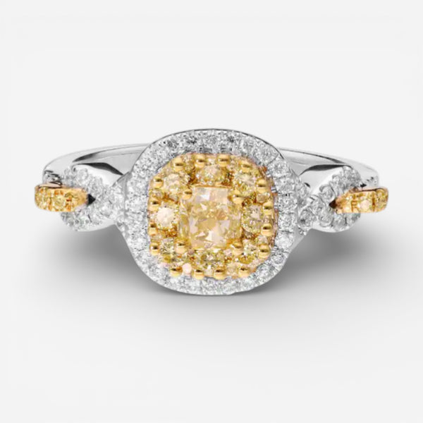 Gregg Ruth 18K Yellow Gold Diamond Engagement Ring Sz. 6.5 602942-916 - THE SOLIST