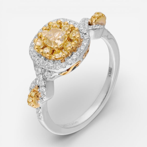 Gregg Ruth 18K Yellow Gold Diamond Engagement Ring Sz. 6.5 602942-916 - THE SOLIST