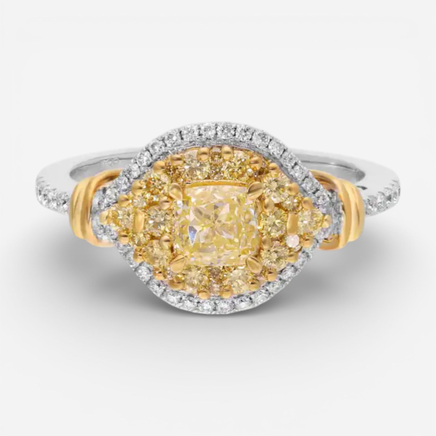 Gregg Ruth 18K Yellow Gold Diamond Engagement Ring Sz. 6.5 603129 - THE SOLIST