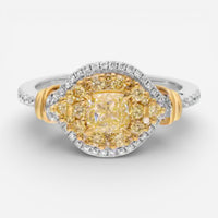 Gregg Ruth 18K Yellow Gold Diamond Engagement Ring Sz. 6.5 603129 - THE SOLIST
