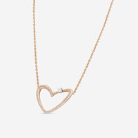 Gübelin 18K Rose Gold Diamond Heart Collier Pendant 42G-1154b - THE SOLIST
