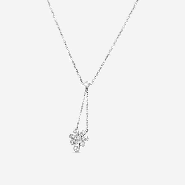 Suna 18K White Gold Ice Flower Pendant N7632W