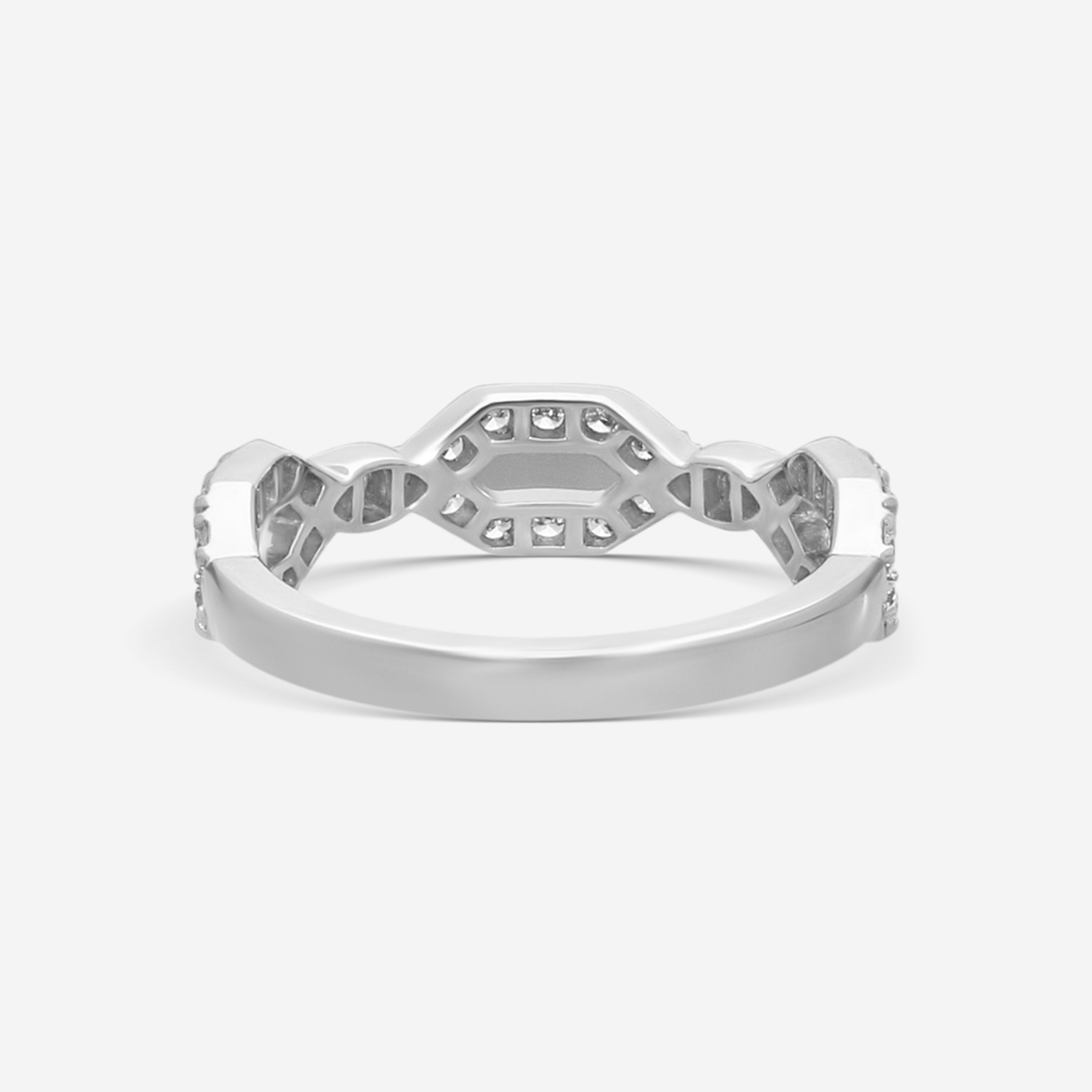 Hearts on Fire - 18k White Gold Open Regal Diamond 0.50 ctw Band Ring Size 6.5 HBAHOFOREGD00498W-C - THE SOLIST