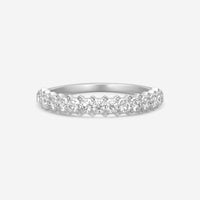 Hearts on Fire - 18k White Gold Liliana Bezel Milgrain Diamond Band Ring Size 6.5 HBALILBEZM00458W-C - THE SOLIST