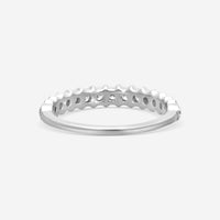 Hearts on Fire - 18k White Gold Liliana Bezel Milgrain Diamond Band Ring Size 6.5 HBALILBEZM00458W-C - THE SOLIST