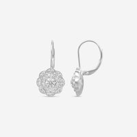 Hearts on Fire - 18k White Gold Lorelei Double Halo Diamond Drop Earrings .71 ctw HFELORDBLDH00718W - THE SOLIST