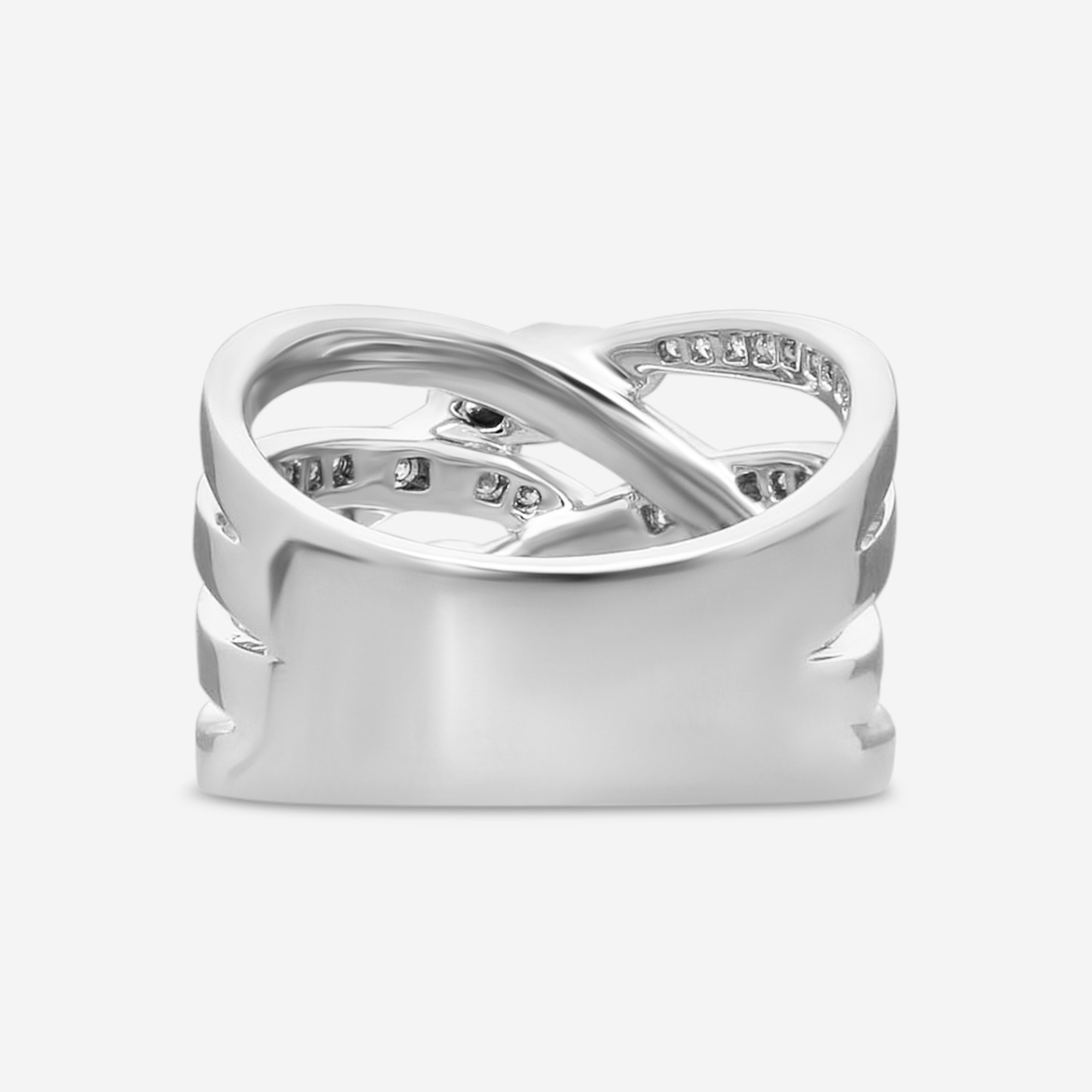 Hearts on Fire - 18k White Gold Aerial Diamond Ring .86ctw Size 6.5 HFRAER00858W - THE SOLIST