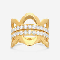 Hearts On Fire Lorelei - 18K Yellow Gold Diamond Ring Sz. 5.5 HFRLORL01058Y - THE SOLIST
