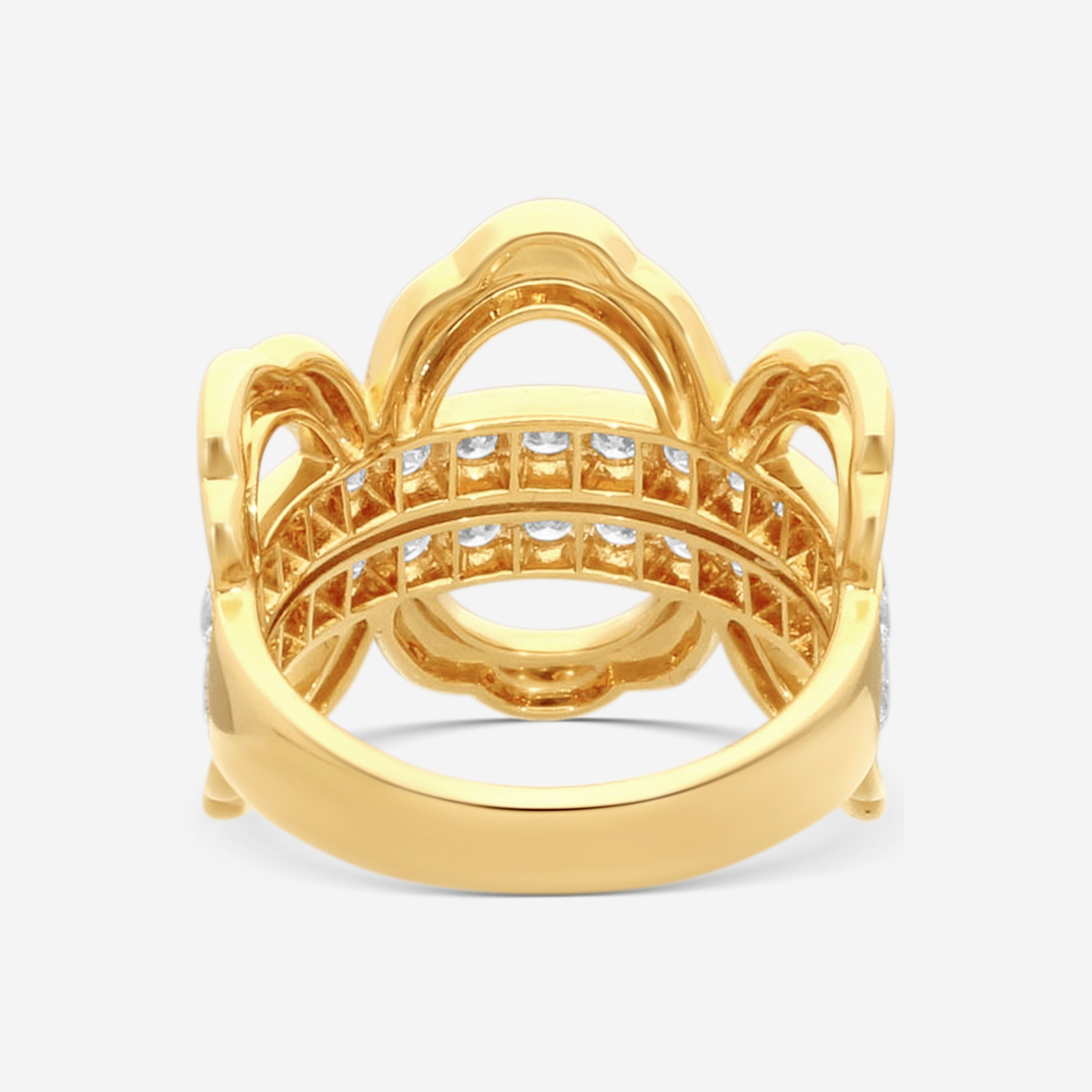Hearts On Fire Lorelei - 18K Yellow Gold Diamond Ring Sz. 5.5 HFRLORL01058Y - THE SOLIST